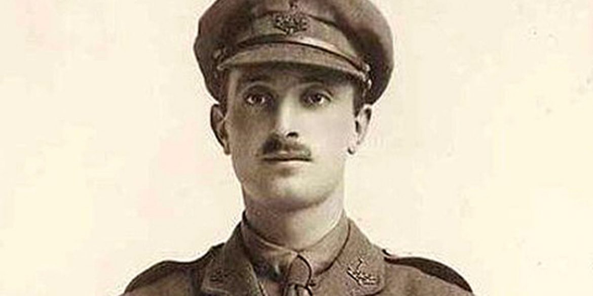 Donald Bell in his uniform as a second lieutenant in the British Army.