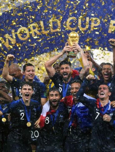 French team, winner of the Football World Cup 2018 in Russia (Photo: Russian Presidential Press and Information Office, kremlin.ru).
