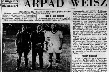 1935 Italian Newspapers’ article on Árpád Weisz.