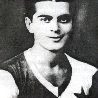 Božidar Boško Petrović in 1932 as player for FK Vojvodina (Photo: FK Vojvodina).