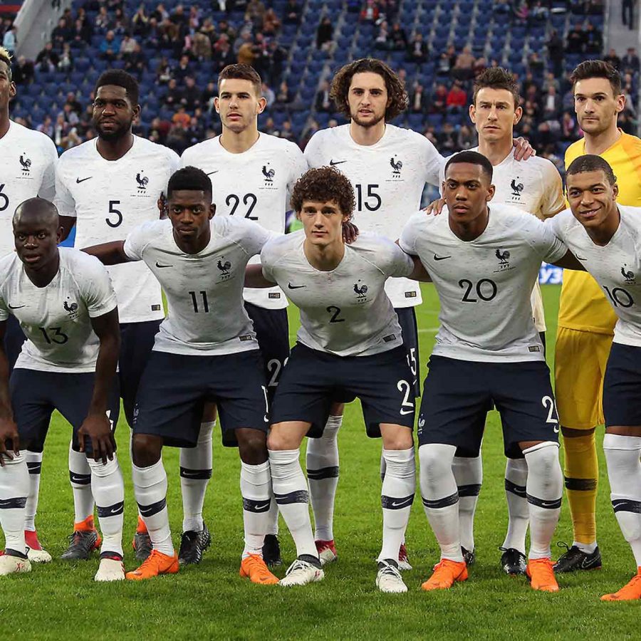 French national team in 2018 (Photo: Кирилл Венедиктов, Wikimedia Commons).