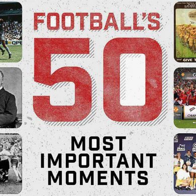 Cover of “Football's Fifty Most Important Moments: From the Writers of the Football History Boys Blog”.