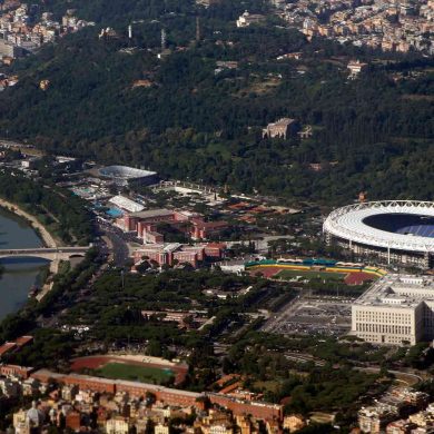 The Stadio Olimpico, the largest stadium in Italy, 2011 (Photo: Wikimedia Commons).