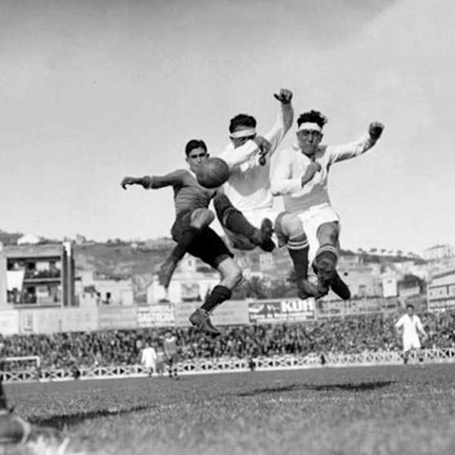 Partit de futbol Club Deportivo Europa Real Madrid (Source: Europeana).
