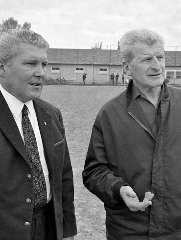 Šťastný as the manager of Austria in 1968. Source: Vorarlberger Landesbibliothek.