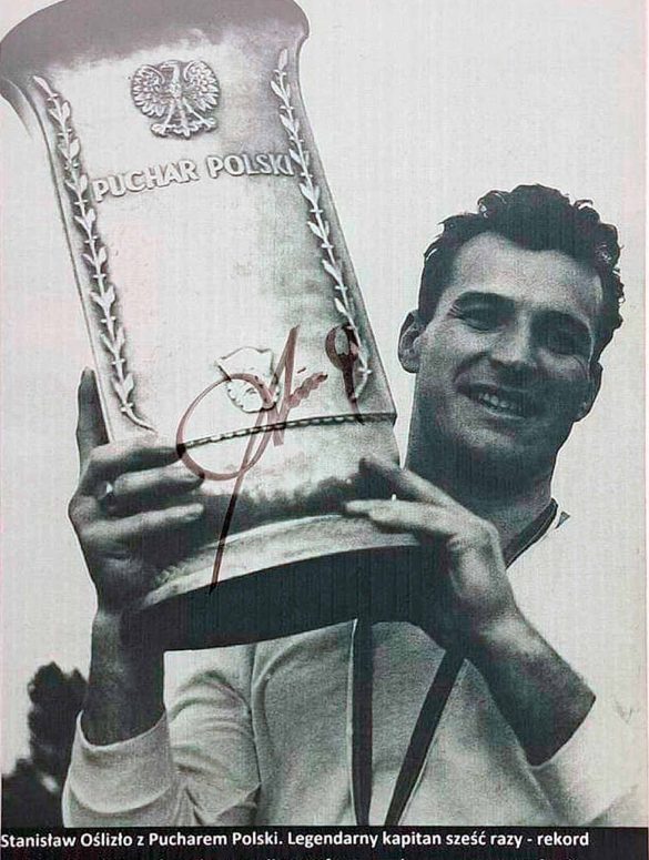 Stanisław Oślizło with the polish cup.