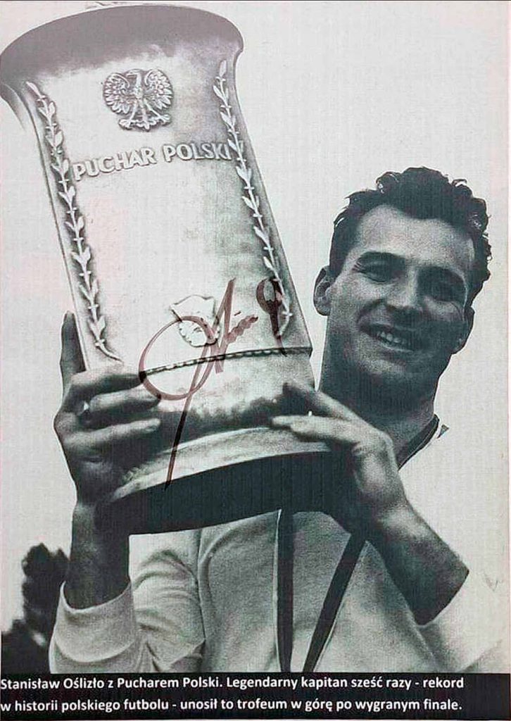 Stanisław Oślizło with the polish cup.