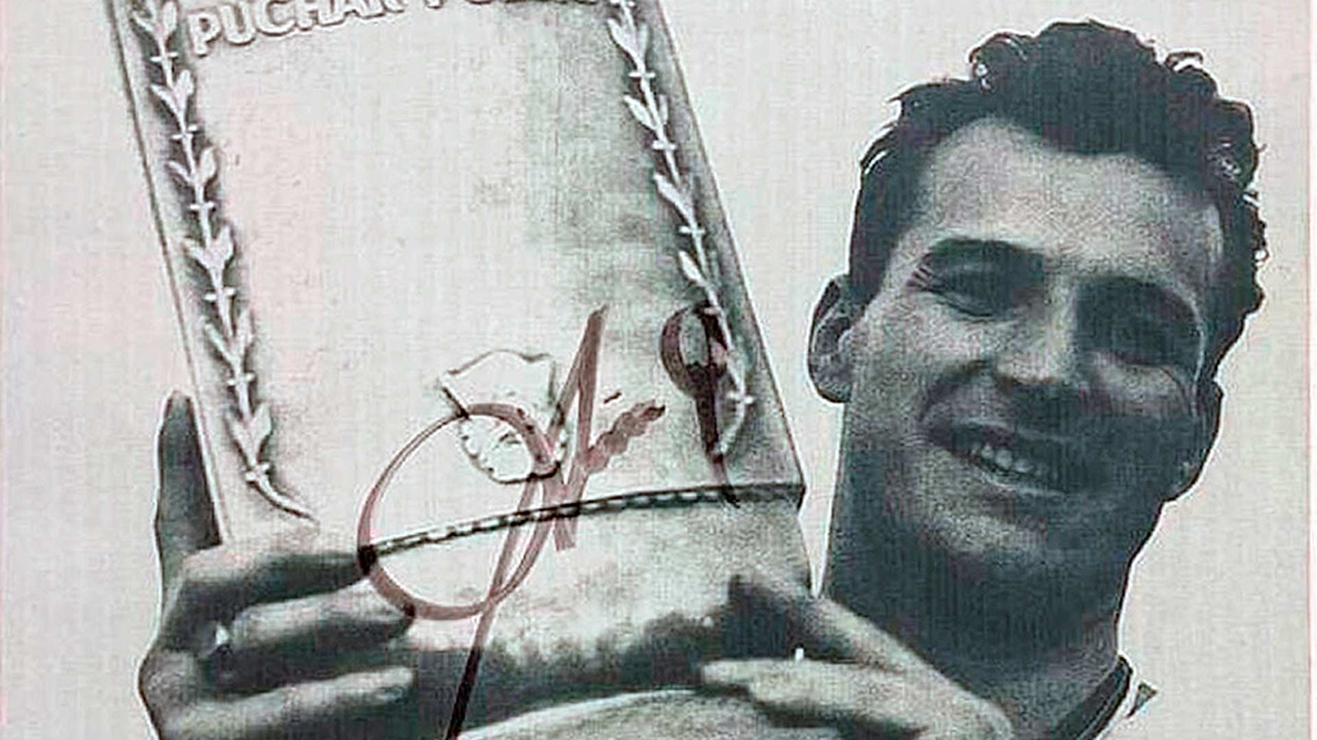 Stanisław Oślizło with the polish cup.