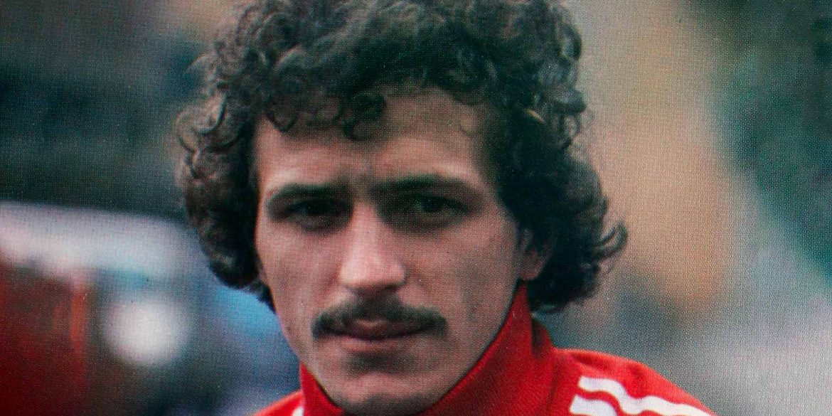 Jan Furtok in polish national football team's jacket.