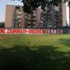 Graffiti by Zenica fans says "Don't forget - Srebrenica" (Photo: Klix.ba).
