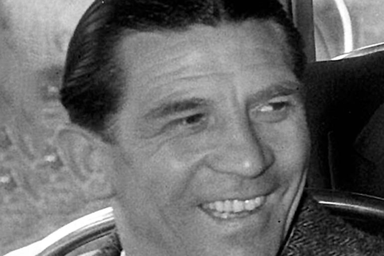 Ted Drake, Chelsea Manager during an exhibition match against the temporary Dutch national team. 1955.