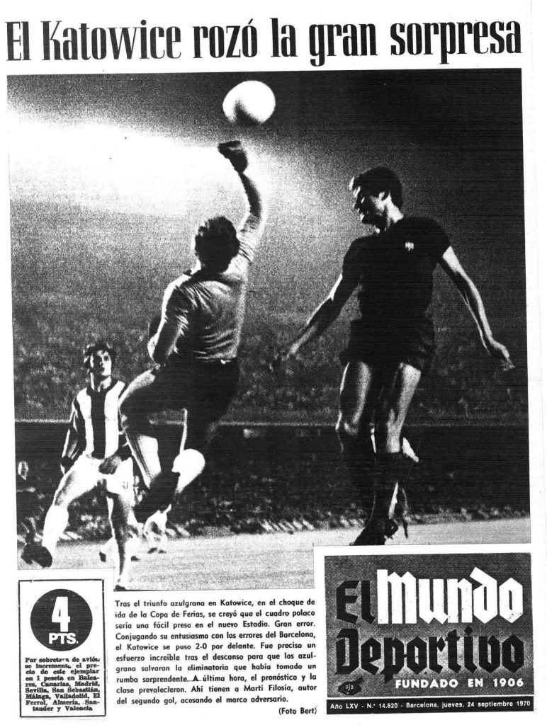 Newspaper about GKS Katowice.