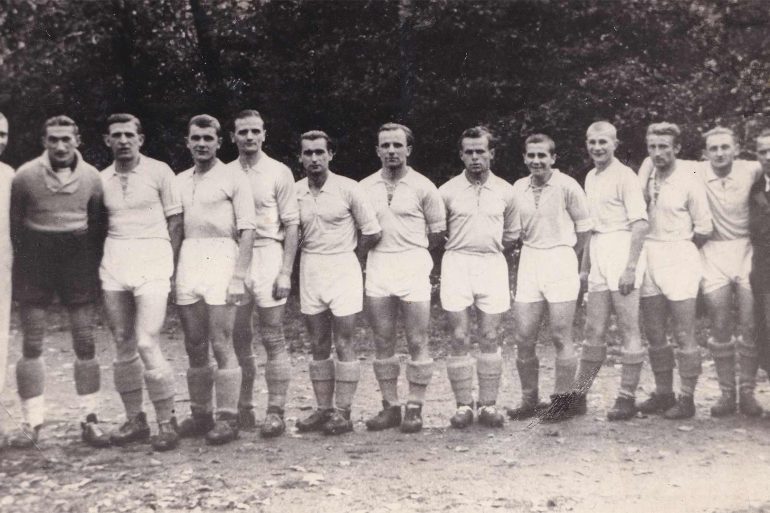 Ruch Chorzów Team in the 30s.