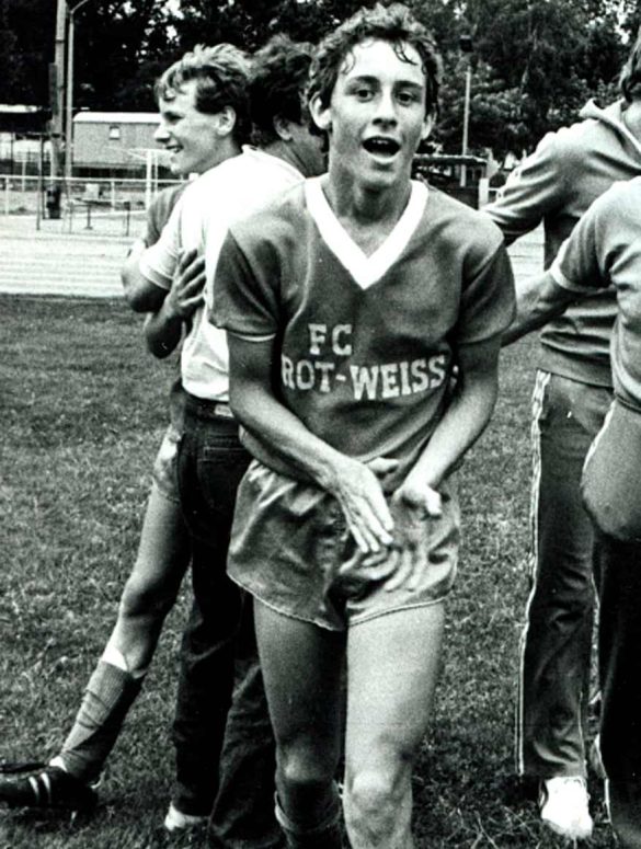 Marcus Urban in Rot-Weiss Erfurt jersey 1985/1986 (Photo: Marcus Urban).