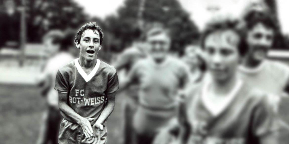 Marcus Urban in Rot-Weiss Erfurt jersey 1985/1986 (Photo: Marcus Urban).