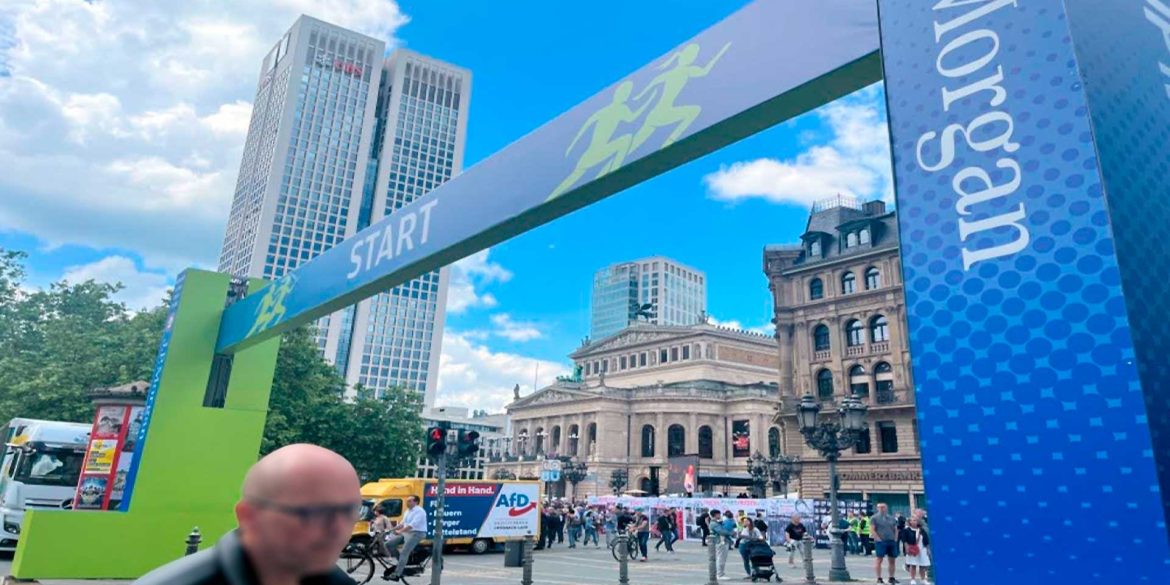 AfD party rally at the central square in Frankfurt (Photo: Felipe Tobar, May 26, 2024).