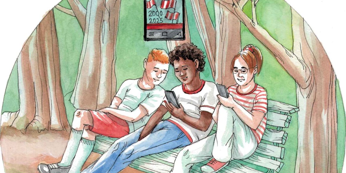 Football heritage outreach (illustrated by Els Thijsse).