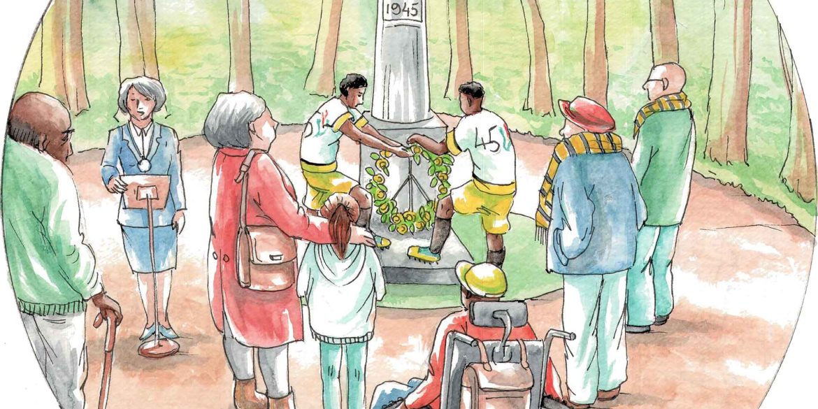 Football remembers (illustrated by Els Thijsse).