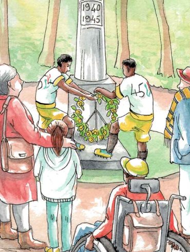 Football remembers (illustrated by Els Thijsse).