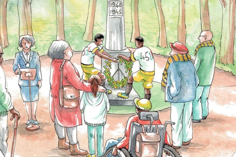 Football remembers (illustrated by Els Thijsse).