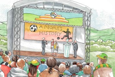 Football heritage outreach (illustrated by Els Thijsse).