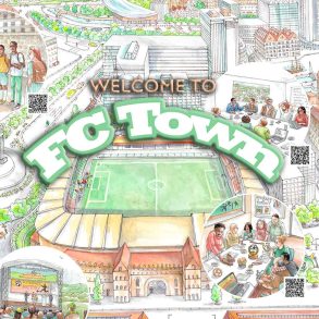 FC Town and its 8 key practices (illustrated by Els Thijsse).