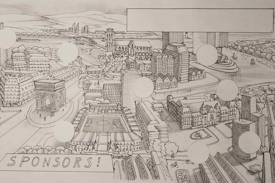 FC Town early sketch (photo Els Thijsse).
