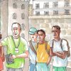 Football heritage tours (illustrated by Els Thijsse).