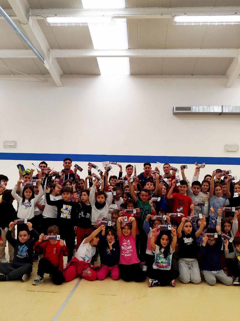 L'Aquila 1927 meets the students (Photo: laquila1927.com).