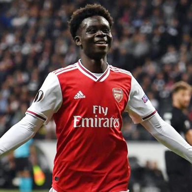 Photo of Bukayo Saka, player mentioned in article (Photo: Hengheng 77).