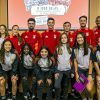 Coaches and players from Benfica’s girls’ youth teams (Photo: SL Benfica).
