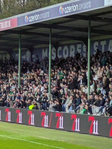 Footage from the stands.