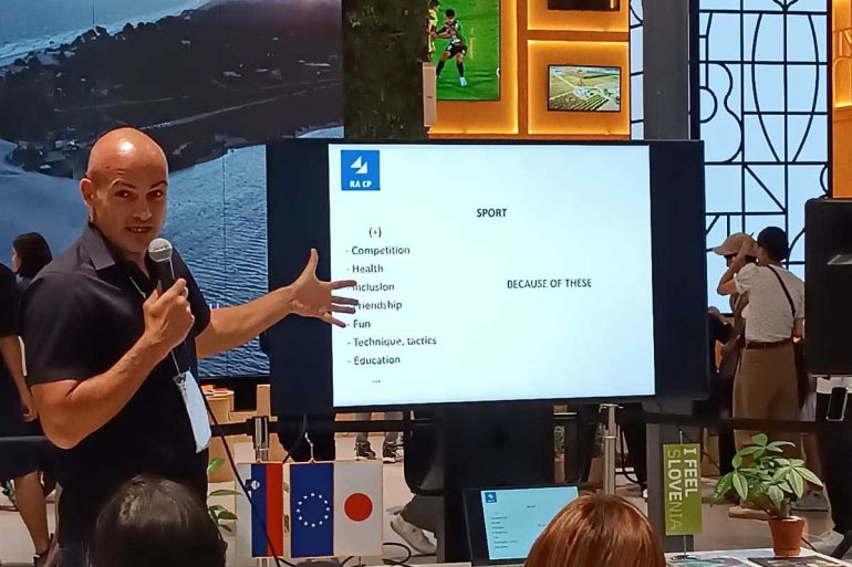 The project STS presented at EXPO 2025 in Osaka on 23.09.2025.