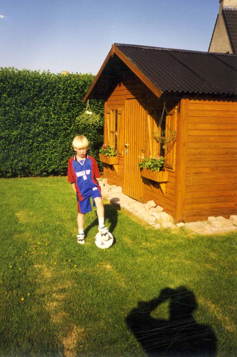 Kevin de Bruyne as a child in Ghent (photo: STAM).