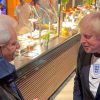 Boris Johnson wearing an England football shirt.