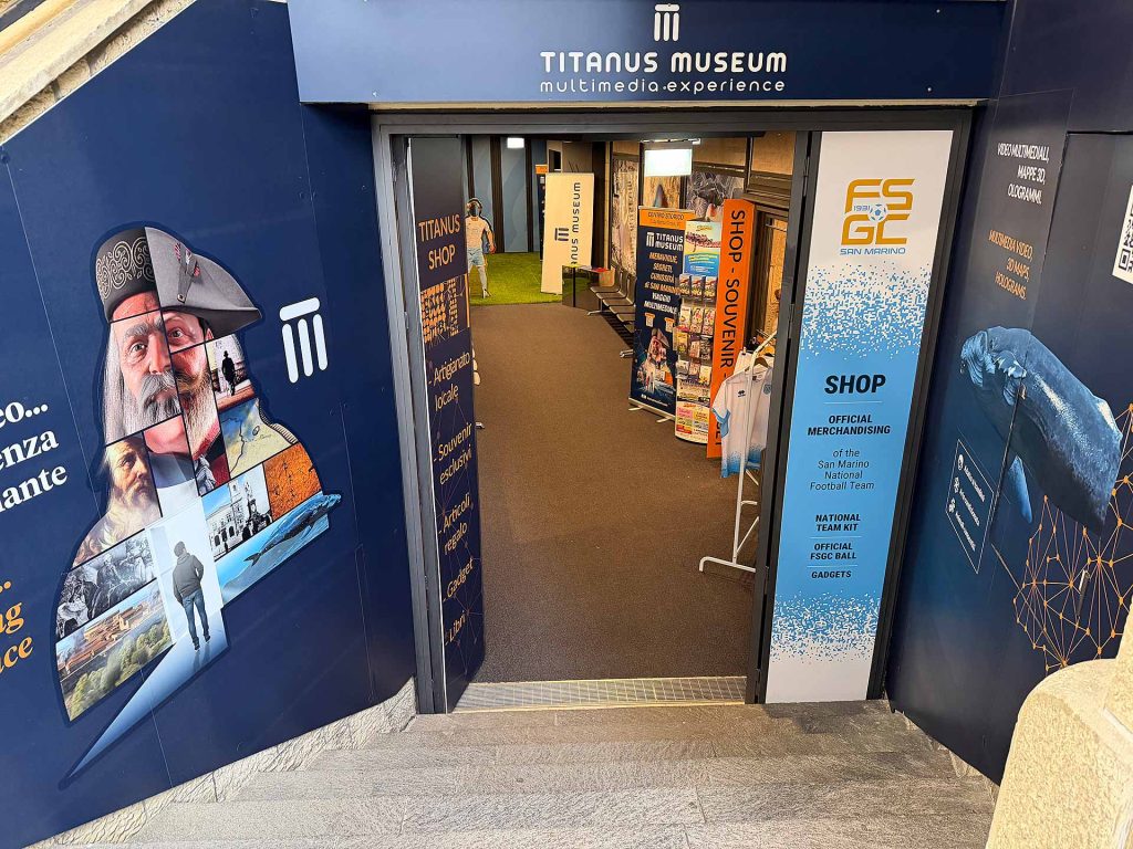 Entrance to Titanus Museum.