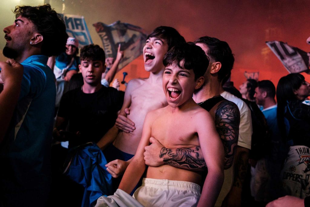 Celebration of Napoli Winning Serie A (Photo: Alessandro Scarano).