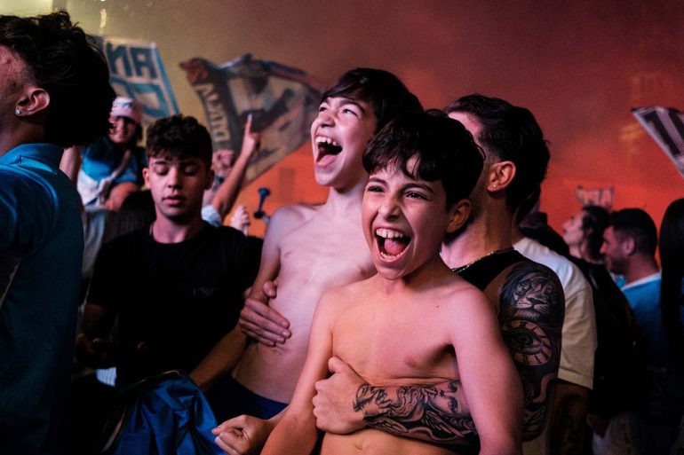 Celebration of Napoli Winning Serie A (Photo: Alessandro Scarano).