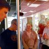 Students asking questions to the volunteers. (photo; Jonathan Even Zohar).
