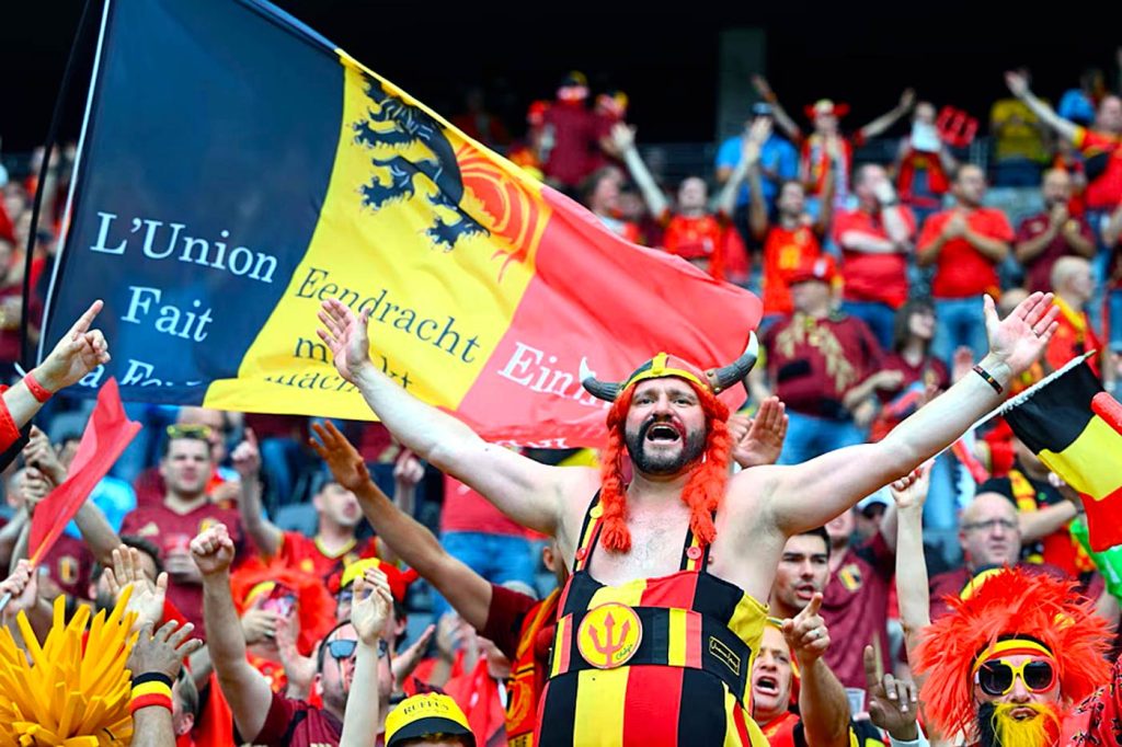 Nicolas Dardenne (“Obelgix”), increasingly portrayed in national and international media as Belgium’s most recognisable football supporter.